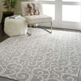 thumbnail image 4 of Eclectic Essentials Gray Bohemian Botanical Area Rug, 4 of 8