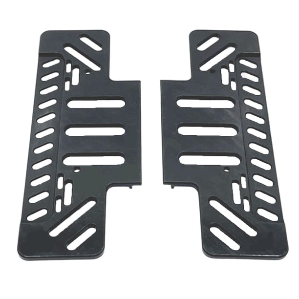 Repuestos de pedales laterales de metal para coche RC, piezas de repuesto de aluminio, accesorio para correr negro