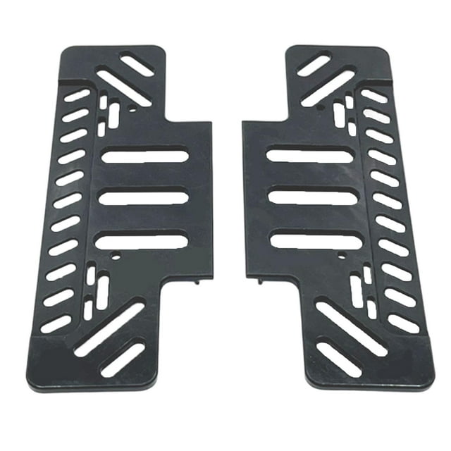 Placa de pie de tablero lateral de Metal para coche de control remoto, estribos de correr de Pedal lateral de Metal, piezas de repuesto para camión negro