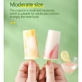 thumbnail image 3 of 8-Cavity Silicone Ice Cream Mold Set with Sticks – BPA-Free Easy Release, Kids DIY Homemade Popsicle Maker, Dishwasher Safe & Compact Freezer Storage for Yogurt, Fruit Treats Green, 3 of 5