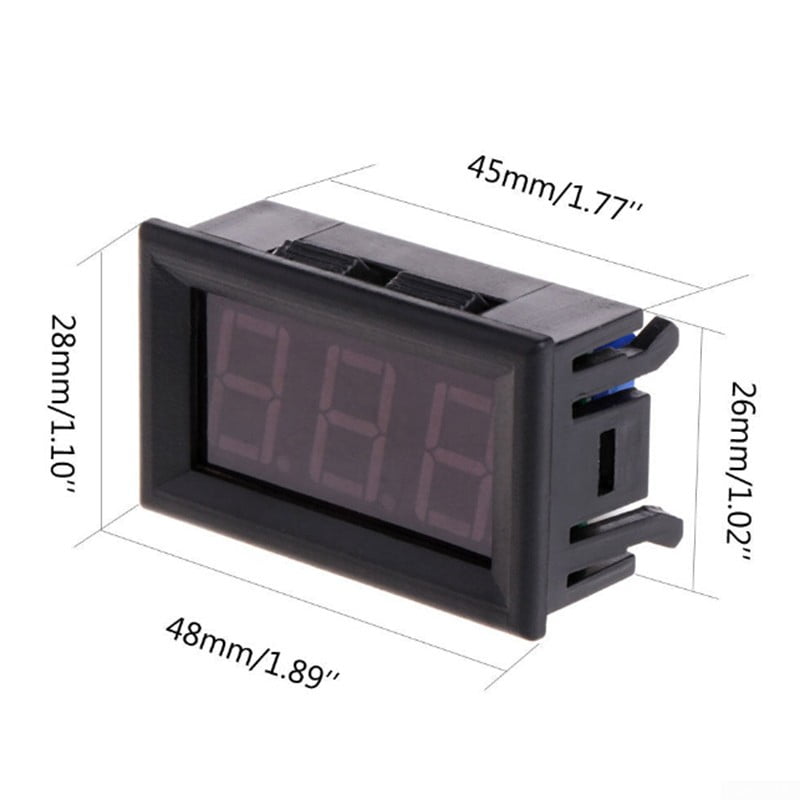 50~110 °c Digital LED Thermometer DC 5-12V Car Temperature Panel Meter Gauge 