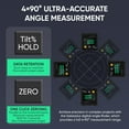thumbnail image 4 of Digital Angle Finder Protractor Tool, Multifunctional Digital Angle Ruler, Magnetic Base & Auto-Rotating Display, USB Rechargeable for Woodworking, Flooring, and Home Renovation (1pcs), 4 of 7