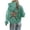 A-Light Green1046, variant on XIAOCHA Women's Leopard Star Print Hoodie Oversized Long Sleeve Hooded Pullover Top Plush Bold Street Hoodies