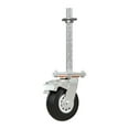 thumbnail image 4 of yotijay Scaffolding Caster Adjustment Rod Design Swivel Caster for Workbench Shelves Rubber, 4 of 8