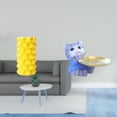 thumbnail image 2 of Jarrón de flores de y bandeja de gato, estatua de resina, decoración moderna para el hogar, para mesa, sala de estar, comedor, mesa, gabinet, 2 of 8