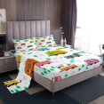 thumbnail image 1 of Erosebridal Happy Camping Full Sheet Sets,Camper Rv Car Bedding Full Size,Cartoon Decoration,Lightweight,4-Piece, 1 of 7