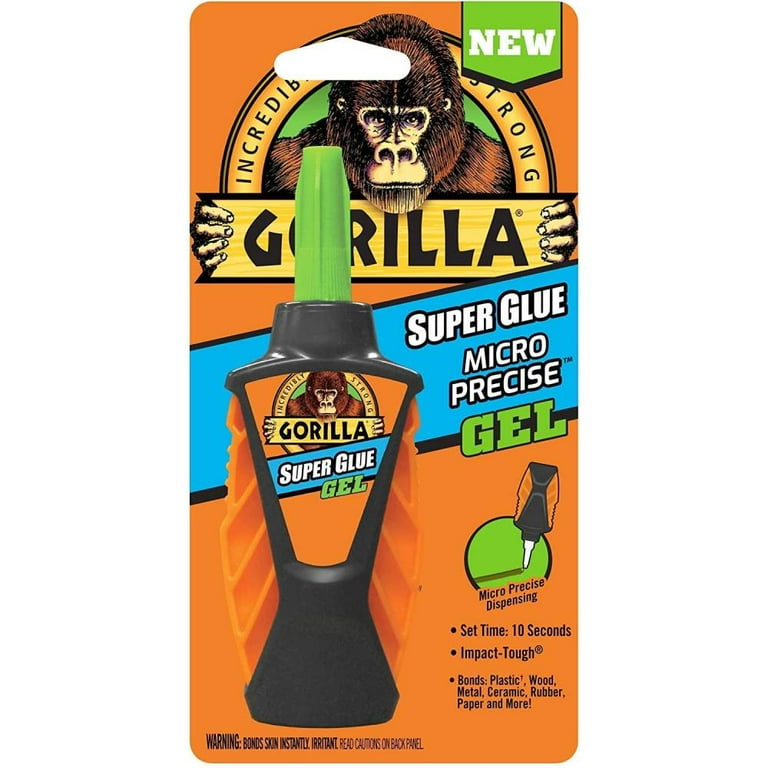 Gorilla Incredible Strong Super Glue, Micro Precise - 5 g