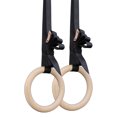 thumbnail image 1 of Bangcool 2PCS Gymnastic Ring Heavy Duty Hanging Ring Exercise Ring with 2 Hanging Strap, 1 of 4