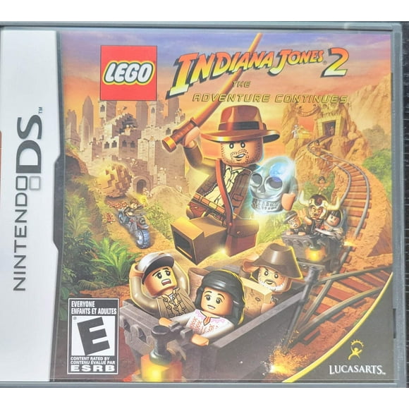Indiana Jones 2: The Adventure Continues - Nintendo DS - Handheld Console NTSC Cartridge Only Tested Working