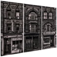 thumbnail image 2 of "Historic Brownstone Trio" Buildings Frameless Reverse Printed Tempered Art Glass Wall Art, 2 of 9