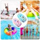 thumbnail image 5 of Tabla de surf inflable para exteriores de verano con asas, tabla flotante portátil para niños, playa, surf, natación, 5 of 8