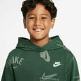 thumbnail image 3 of Boys 8-20 Nike Sportswear Club French-Terry Hoodie Color: Dusty Cactus Size: LARGE, 3 of 4