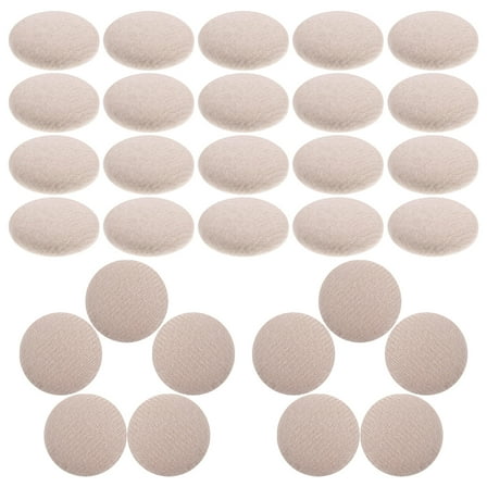 TEHAUX 30Pcs Beige Velvet Headliner Retaining Buttons for Car Interior Repair and Replacement