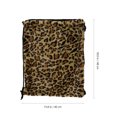 thumbnail image 5 of Minkissy 1Pack Leopard Print Drawstring Backpack for Women Large Capacity for Travel, 5 of 5