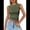 Army Green, variant on Sexy Sleeveless Vest Gray S