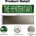 thumbnail image 2 of The Henitentiary Chicken Coop Slim Tin Sign Street Funny Metal Sign Wall Decor for Farmhouse Home Bar Garage Man Cave Wall Art Gift 4" by 16", 2 of 5
