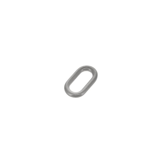 B9601 Nickel Matte, Single Loop, Solid Brass-LL, Multiple Sizes