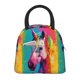 thumbnail image 1 of Disketp Watercolor White Horse Bolsa Térmica para Almuerzo, Lonchera con Abertura Amplia y Gran Capacidad, Organizador Reutilizable para Mujeres, Hombres y Adultos, 1 of 6