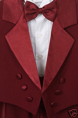 burgundy baby suit