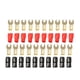 thumbnail image 2 of 10 Pares 8 AWG Tenedor Eléctrico Terminal Conector Latón Chapado en Oro, 2 of 9