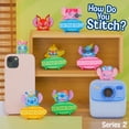 thumbnail image 2 of Disney Stitch Attachmeez Collectible Mini Figure Blind Box Series 2, Hangs off Books, Phones & More, 2 of 8