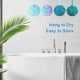 thumbnail image 5 of Shower Puff Loofah 75g/pcs Extra Large Shower Puffs Shower Sponge Shower Scrunchie Body Puff Shower , Set Of 4, Flower Color, 5 of 5