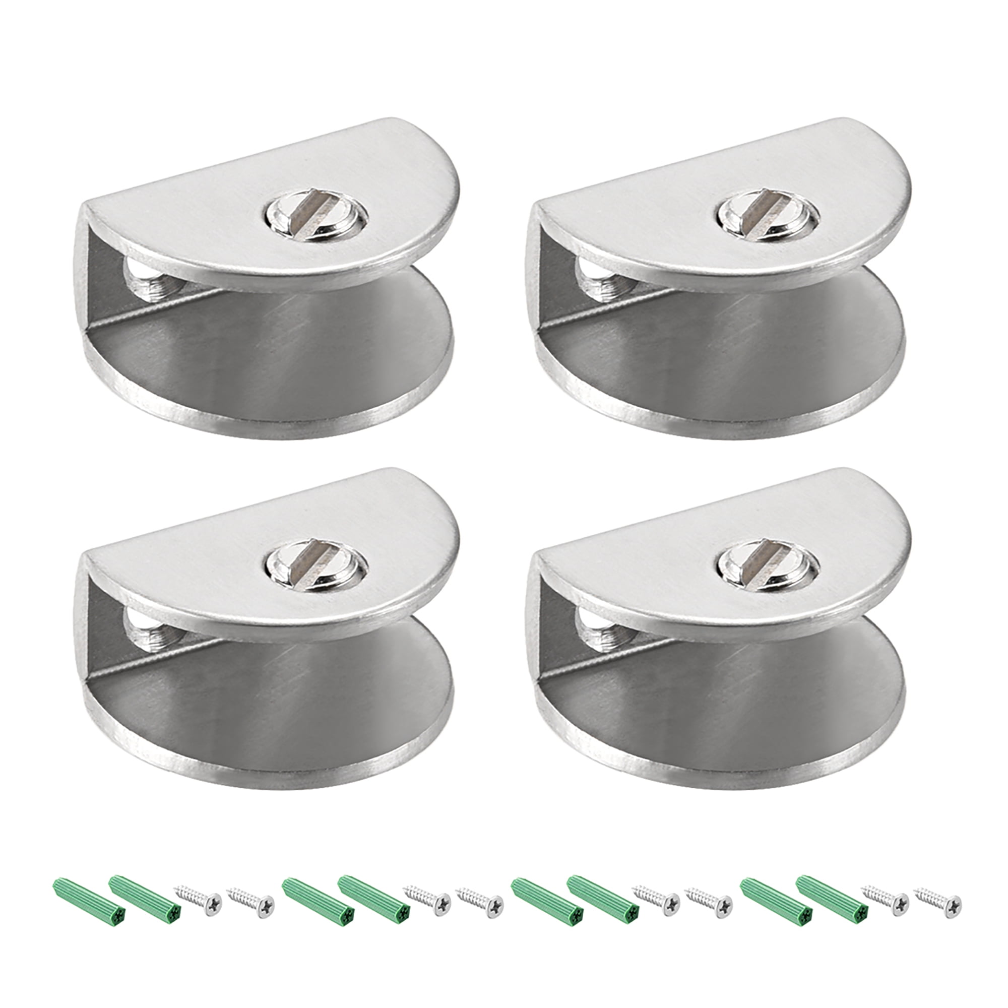 Glass Shelf Brackets Adjustable Stainless Steel Glass Clamp Clip