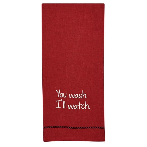 You Wash I'll Watch Dishtowels - Set of 2 - Park Designs