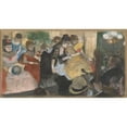 thumbnail image 2 of Edgar Degas 24x15 Black Ornate Framed Double Matted Museum Art Print Titled: Cafe-Concert (1876-1877), 2 of 5