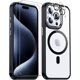 thumbnail image 3 of Temdan Funda Magnética para iPhone 15 Pro Max Transparente, [Compatible con Magsafe][2 Piezas Protector de Pantalla de Vidrio+Protector de Lente de Cámara] [No Amarillea] Delgada a Prueba de Golpes pa, 3 of 4