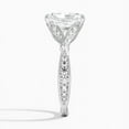 thumbnail image 3 of Zoya Jewel Radiant Cut 2.1 Ct Simulated Diamond Ring - 14K White Gold Plated Jewelry - Multi-Stone Women's Wedding Ring - Casual Daily Wear Diamond Ring - Promise Jewelry for Her, 3 of 6