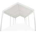 thumbnail image 4 of 10x20 (8) Leg Portable Carport Outdoor Party Sun Shade Shelter - WHITE - 1 1/2" Frame, 4 of 10