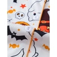 thumbnail image 7 of WIBACKER S-2XL Halloween Womens Pajamas Set Short Sleeve Button Down 2 Piece Loungewear Sets Boo Pumpkin Sleepwear, 7 of 7