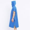 thumbnail image 4 of Almencla Surf Poncho Changing Robe, Adult Fast Dry Microfiber Wetsuit Changing Towel, Lightweight Hooded Rope for Surfing Beach Swim Water Sports Light Blue, 4 of 8