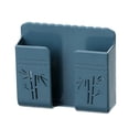 thumbnail image 3 of Cateissary Organizador de almacenamiento de teléfono, estante de pared adhesivo Universal de plástico, sin costura, soporte para artículos Almacenamiento y organización del hogar azul, 3 of 6