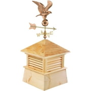 Good Directions 26" Square Kent Wood Cupola with Cottage EagleH