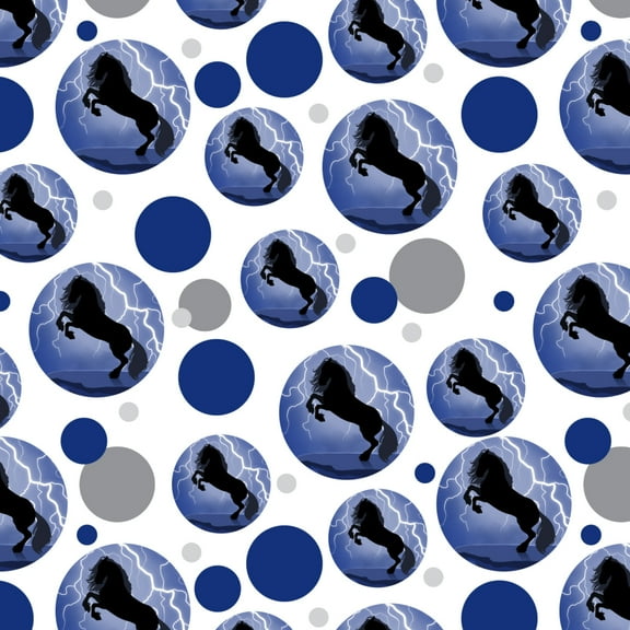 Black Friesian Horse Rearing Up in Storm Premium Gift Wrap Wrapping Paper Roll