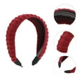 thumbnail image 5 of Unique Bargains 1 Pc Knitted Wide Headbands for Women Red, 5 of 6