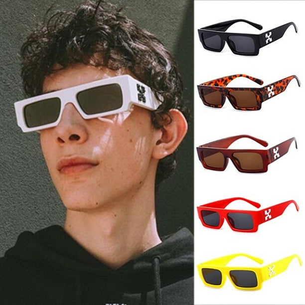 Nuevas Gafas De Sol X print Para Hombres Y Mujeres Pequenas Gafas Cuadradas Punk Personalidad Moda Vintage Gafas De Ojos Marcos Walmart en linea