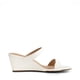 thumbnail image 2 of Sandalias de Cuña para Mujer DREAM PAIRS con Punta Cuadrada Blanca, 2 of 5