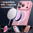 thumbnail image 2 of Funda Magnética Oterkin para iPhone 17 Pro Mate Rosa Claro, 2 of 6