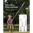 thumbnail image 2 of Gas Powered Pole Saw 25CC 2-Stroke Cordless Tree Trimmer 12in Cutting Bar, 2 of 6