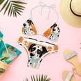 thumbnail image 6 of Spotted Dog Adjustable Strap Bikini Set with Detachable Sponge, Two-Pack - Ideal for Beach and Pool Parties, 6 of 6
