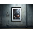 thumbnail image 4 of Black Cat And Ghost Poster Print, Halloween Poster, Poster For Halloween, Wall Art Halloween, Pumpkin Halloween Wall Art, 4 of 5
