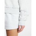 thumbnail image 3 of No Boundaries Off-the-Shoulder Sweatshirt with Long Sleeves, Women’s XXS-XXL, 3 of 4