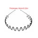 thumbnail image 4 of Qarigey Diadema Metal Ondulado Negro Unisex Flexible para Hombre Mujer Ojeras Accesorio para el cabello ondas planas, 4 of 6