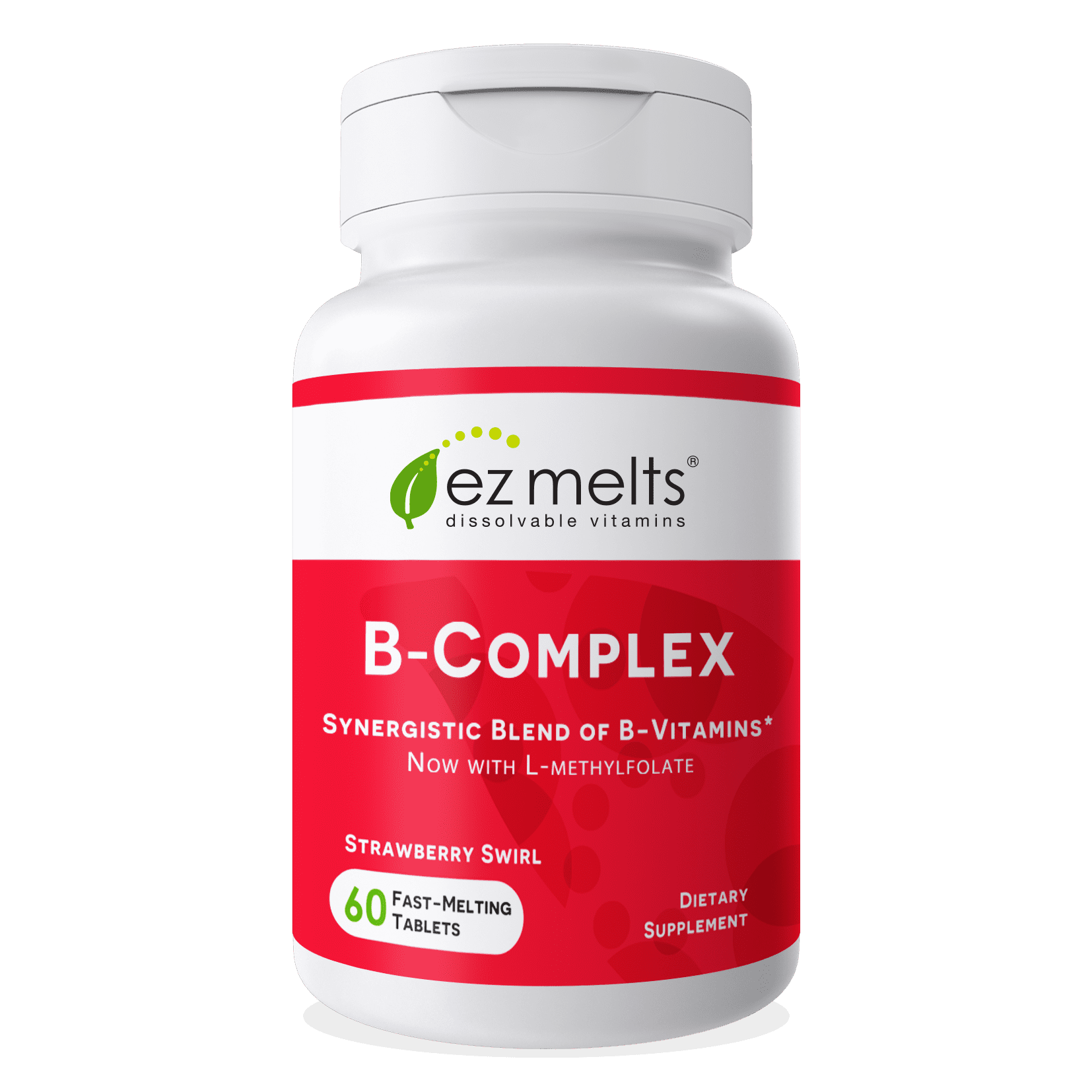 EZ Melts B-Complex With Methylcobalamin And Methylfolate, Vegan, Zero ...