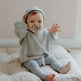 thumbnail image 5 of Gibobby Autumn Winter Warm Outfits Baby Girl Cute Long Sleeve Knitted Sweater Pullover Top,Grey,3-6 Months, 5 of 5