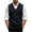 Dark Gray, variant on Sweater Vest for Men V Neck Sleeveless Pullover Top Contrast Striped Trim Detail Ribbed Hem Knitwear Preppy Style Athletic Jumper Guys Fall Layering Clothing