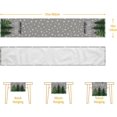 thumbnail image 3 of Pine Tree Snowflake Merry Christmas Table Runner, Seasonal Winter Xmas Holiday Kitchen Dining Table Decoration for Indoor Outdoor Home Party Decor Winter Table Runner 13x72 Inch, 3 of 8